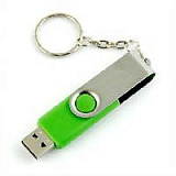 Корпус USB-Flash накопитель - брелок (флешка) "HIT - New",  4 Gb, в металлическом корпусе с пластико