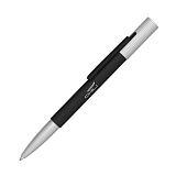 Ручка шариковая "Clas" с покрытием SOFT TOUCH, цвет серебристый с чёрным