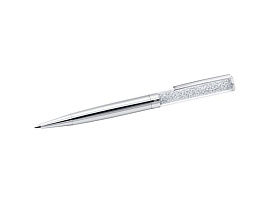Ручка шариковая Crystalline, c кристаллами Swarovski (Серебряный)