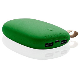 Универсальное зарядное устройство Z135 камень на 7800 mah (зелёный)