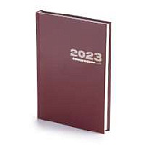 Ежедневник Альт® датированный 2022 год А5 (133 х 205 мм) "БУМВИНИЛ" коричневый 168 л.