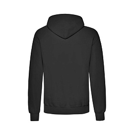 Толстовка с начесом CLASSIC HOODED SWEAT 280. Тёмно-зелёная. Размер 2XL (чёрный)