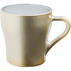 Кружка Metallic, золотистая (золотой)