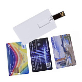 USB-Flash накопитель (флешка) "Canvas - New",  4 Gb, в виде кредитной карты, возможно полноцветное н