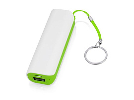 Портативное зарядное устройство "Basis", 2000 mAh (Зелёное-яблоко; Белый)