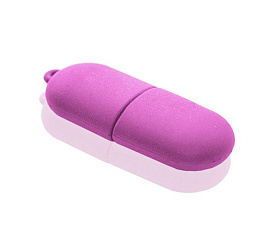 Флешка PVC025 с чипом 4 гб. USB 2.0 (розовый)