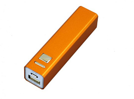 Универсальное зарядное устройство power bank прямоугольной формы (Оранжевый)