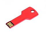 USB-Flash накопитель (флешка) в виде  ключа, модель KEY, 32 Gb, цвет красный