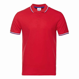 Рубашка ПОЛО STAN04RUS (Красный)