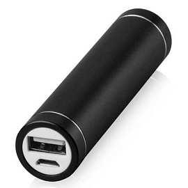 Портативное зарядное устройство "Олдбери", 2200 mAh (Чёрный)