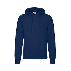 Толстовка с начесом CLASSIC HOODED SWEAT 280. Тёмно-зелёная. Размер 2XL (Тёмно-синий)