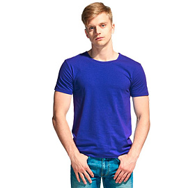 Футболка мужская 37 Slim (Синий)