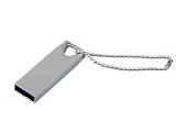 USB 2.0-флешка на 8 Гб с мини чипом и отверстием для цепочки