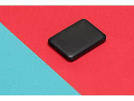 Портативное зарядное устройство "Grind", 5000 mAh (черный)