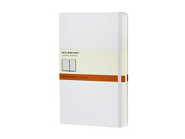 Записная книжка Classic, формат A5 (блок в линейку), цвет чёрный (Белый)