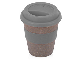 Стакан из бамбукового волокна "Cafe", синий - 350 мл (коричневый; серый)