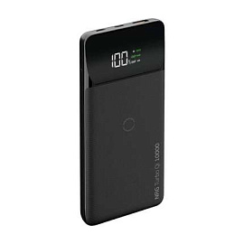 Внешний аккумулятор NRG TURBO QI 10000 MAH, QC 3.0, POWER DELIVERY 18W, QI 10W, 10 000 мАч ()