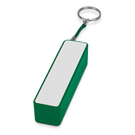 Портативное зарядное устройство "Сатурн", 2200 mAh, цвет белый с черным (Зелёный; Белый)