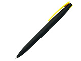 Ручка шариковая, пластик, Ручки SOFT TOUCH, черный/желтый, Z-PEN Color Mix