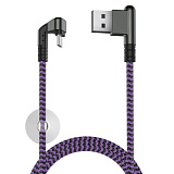 Кабель  USB 2.0 -  2.1A, игровой, OLMIO