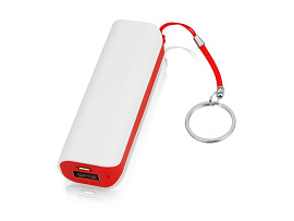 Портативное зарядное устройство "Basis", 2000 mAh (Красный; Белый)
