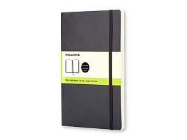 Записная книжка Classic Soft, формат A6 (блок нелинованный) (Чёрный)