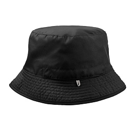 Панама BUCKET POCKET 85 двусторонняя, черная (Чёрный; Серый)