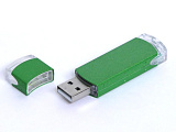 USB-Flash накопитель (флешка) из алюминия с прозрачными пластиковыми вставками, модель 014, объем па