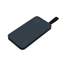 Power Bank Xiaomi (Mi) SOLOVE 10000mAh с двусторонним USB входом, 2-мя выходами и ремешком на руку (Чёрный)