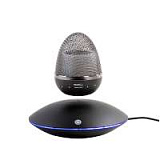 Левитирующая bluetooth колонка "Smart UFO" 3Вт с разноцветной подсветкой, цвет черный с синим