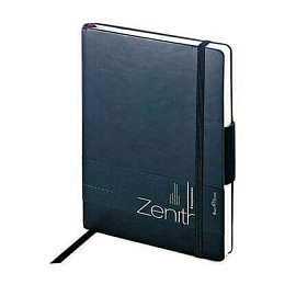Ежедневник недатированный ZENITH, с покрытием SOFT TOUCH, формат B6, бежевая бумага, цвет черный (Чёрный)