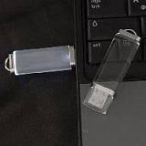 USB-Flash накопитель (флешка) прозрачная "SHINE" из акрила, 4 Gb