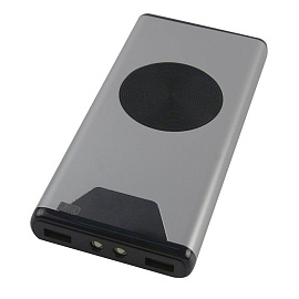 Беспроводное зарядное устройство PBM_Wireless02, 10000 mah (Серебряный)