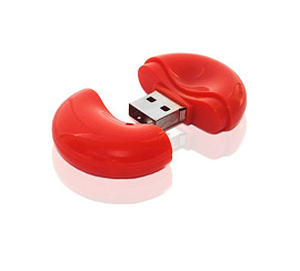 Флешка PL056 с чипом 4 гб. USB 2.0 (красный)