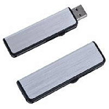 USB flash-карта "Pull" ( 8 Gb), цвет серебряный с чёрным