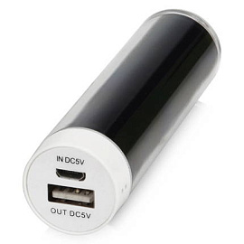 Портативное зарядное устройство "Тианж", 2200 mAh, цвет чёрный (Чёрный)
