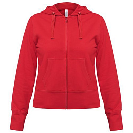 Толстовка женская Hooded Full Zip (красный)