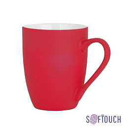 Кружка "Trend", с покрытием SOFT TOUCH, 320 мл, цвет чёрный (Красный)