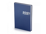 Ежедневник А5 датированный Бумвинил 2021, синий