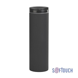 Термостакан "Брайтон", покрытие soft touch, 0, 5 л (Чёрный)