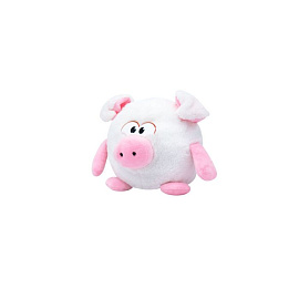 Мягкая игрушка Няша (розовый; белый)