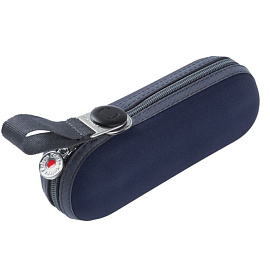 Зонт складной 811 X1, чёрный (Тёмно-синий)