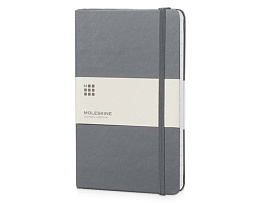 Записная книжка Classic, формат A5 (блок в линейку), цвет чёрный (Серый)