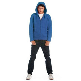Толстовка мужская Hooded Full Zip/men (Голубой)