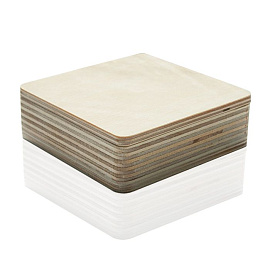 Коробка U-PK029 фанера (Бежевый)