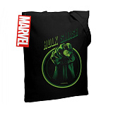 Холщовая сумка Hulk Smash, черная