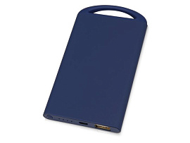 Портативное зарядное устройство "Shine" с покрытием SOFT TOUCH, 4000 mAh (Синий)