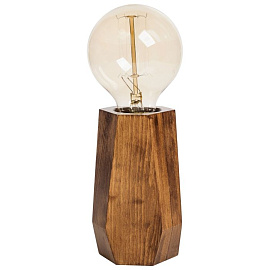 Лампа настольная Wood Job (Коричневый)