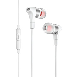 Наушники беспроводные OLMIO "BTE-05", Bluetooth, white ()
