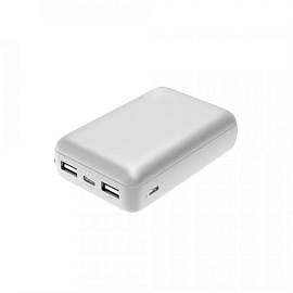 Зарядное устройство "Compact+", 10000 mAh (Белый)